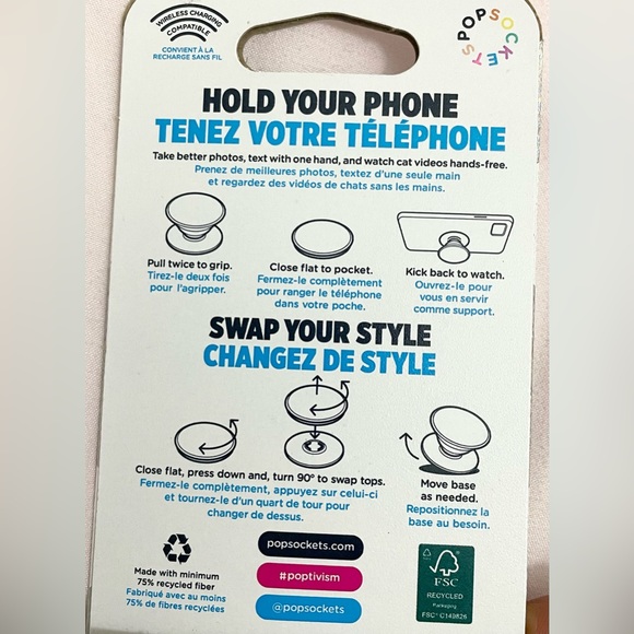 PopSockets Phone Grip with Expanding Kickstand - Picture 2 of 7